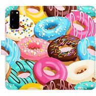iSaprio flip pouzdro Donuts Pattern 02 pro Samsung Galaxy S20 - Phone Cover