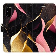 iSaprio flip case Gold Pink Marble 02 for Samsung Galaxy S20 - Phone Cover