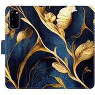 iSaprio flip pouzdro GoldBlue pro Samsung Galaxy S20 - Phone Cover