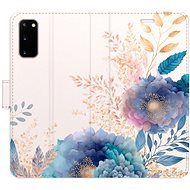 iSaprio flip pouzdro Ornamental Flowers 03 pro Samsung Galaxy S20 - Phone Cover