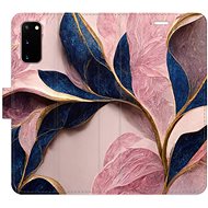 iSaprio flip pouzdro Pink Leaves pro Samsung Galaxy S20 - Phone Cover