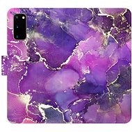 iSaprio flip case Purple Marble for Samsung Galaxy S20 - Phone Cover