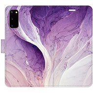 iSaprio flip pouzdro Purple Paint pro Samsung Galaxy S20 - Phone Cover