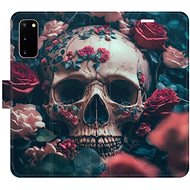 iSaprio flip pouzdro Skull in Roses 02 pro Samsung Galaxy S20 - Phone Cover