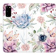iSaprio flip pouzdro Succulents Pattern pro Samsung Galaxy S20 - Phone Cover