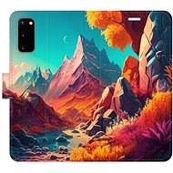 iSaprio flip pouzdro Colorful Mountains pro Samsung Galaxy S20 - Phone Cover