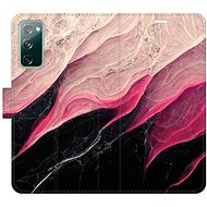 iSaprio flip pouzdro BlackPink Marble pro Samsung Galaxy S20 FE - Phone Cover