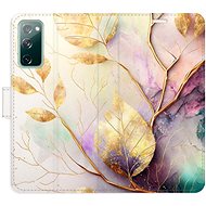 iSaprio flip case Gold Leaves 02 for Samsung Galaxy S20 FE - Phone Cover