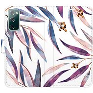 iSaprio flip pouzdro Ornamental Leaves pro Samsung Galaxy S20 FE - Phone Cover