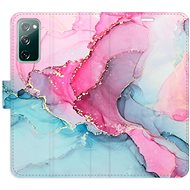 iSaprio flip pouzdro PinkBlue Marble pro Samsung Galaxy S20 FE - Phone Cover