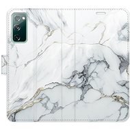 iSaprio flip case SilverMarble 15 for Samsung Galaxy S20 FE - Phone Cover