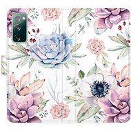 iSaprio flip case Succulents Pattern for Samsung Galaxy S20 FE - Phone Cover