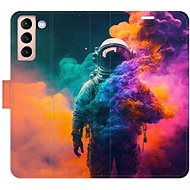 iSaprio flip case Astronaut in Colours 02 for Samsung Galaxy S21 - Phone Cover