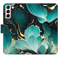 iSaprio flip pouzdro Blue Flowers 02 pro Samsung Galaxy S21 - Phone Cover