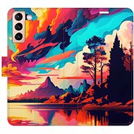 iSaprio flip case Colorful Mountains 02 for Samsung Galaxy S21 - Phone Cover