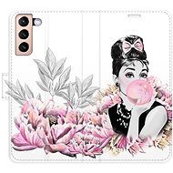 iSaprio flip pouzdro Girl with bubble pro Samsung Galaxy S21 - Phone Cover
