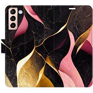 iSaprio flip case Gold Pink Marble 02 for Samsung Galaxy S21 - Phone Cover