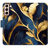 iSaprio flip pouzdro GoldBlue pro Samsung Galaxy S21 - Phone Cover