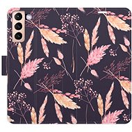 iSaprio flip case Ornamental Flowers 02 for Samsung Galaxy S21 - Phone Cover