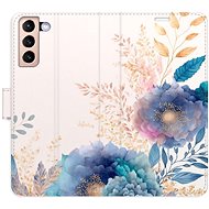 iSaprio flip case Ornamental Flowers 03 for Samsung Galaxy S21 - Phone Cover