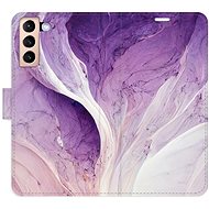 iSaprio flip pouzdro Purple Paint pro Samsung Galaxy S21 - Phone Cover