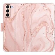 iSaprio flip pouzdro RoseGold Marble pro Samsung Galaxy S21 - Phone Cover