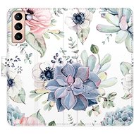 iSaprio flip pouzdro Succulents pro Samsung Galaxy S21 - Phone Cover