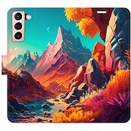 iSaprio flip pouzdro Colorful Mountains pro Samsung Galaxy S21 - Phone Cover