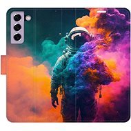 iSaprio flip puzdro Astronaut in Colours 02 pre Samsung Galaxy S21 FE 5G - Kryt na mobil
