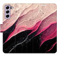 iSaprio flip pouzdro BlackPink Marble pro Samsung Galaxy S21 FE 5G - Phone Cover