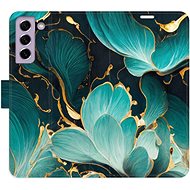 iSaprio flip pouzdro Blue Flowers 02 pro Samsung Galaxy S21 FE 5G - Phone Cover