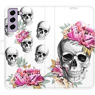 iSaprio flip pouzdro Crazy Skull pro Samsung Galaxy S21 FE 5G - Phone Cover