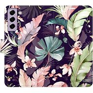 iSaprio flip pouzdro Flower Pattern 08 pro Samsung Galaxy S21 FE 5G - Phone Cover