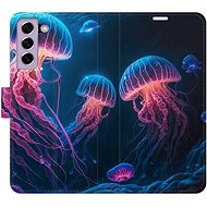 iSaprio flip pouzdro Jellyfish pro Samsung Galaxy S21 FE 5G - Phone Cover