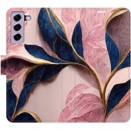 iSaprio flip pouzdro Pink Leaves pro Samsung Galaxy S21 FE 5G - Phone Cover