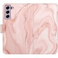 iSaprio flip pouzdro RoseGold Marble pro Samsung Galaxy S21 FE 5G - Phone Cover