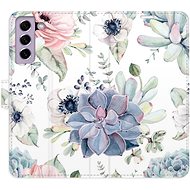 iSaprio flip case Succulents for Samsung Galaxy S21 FE 5G - Phone Cover