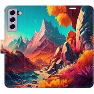 iSaprio flip pouzdro Colorful Mountains pro Samsung Galaxy S21 FE 5G - Phone Cover