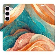 iSaprio flip case Blue and Orange for Samsung Galaxy S23 5G - Phone Cover