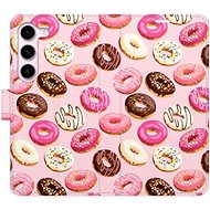 iSaprio flip case Donuts Pattern 03 for Samsung Galaxy S23 5G - Phone Cover