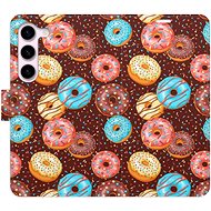 iSaprio flip pouzdro Donuts Pattern pro Samsung Galaxy S23 5G - Phone Cover