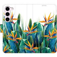 iSaprio flip pouzdro Exotic Flowers 02 pro Samsung Galaxy S23 5G - Phone Cover