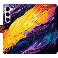iSaprio flip case Fire Paint for Samsung Galaxy S23 5G - Phone Cover