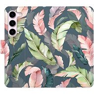 iSaprio flip pouzdro Flower Pattern 09 pro Samsung Galaxy S23 5G - Phone Cover