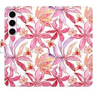 iSaprio flip pouzdro Flower Pattern 10 pro Samsung Galaxy S23 5G - Phone Cover