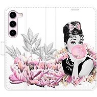 iSaprio flip case Girl with bubble for Samsung Galaxy S23 5G - Phone Cover