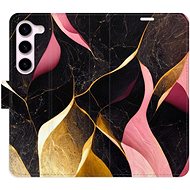 iSaprio flip pouzdro Gold Pink Marble 02 pro Samsung Galaxy S23 5G - Phone Cover