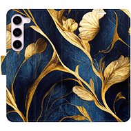 iSaprio flip case GoldBlue for Samsung Galaxy S23 5G - Phone Cover
