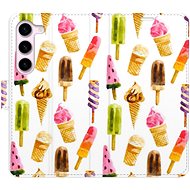 iSaprio flip pouzdro Ice Cream Pattern pro Samsung Galaxy S23 5G - Phone Cover