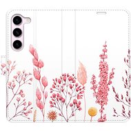 iSaprio flip pouzdro Pink Flowers 03 pro Samsung Galaxy S23 5G - Phone Cover